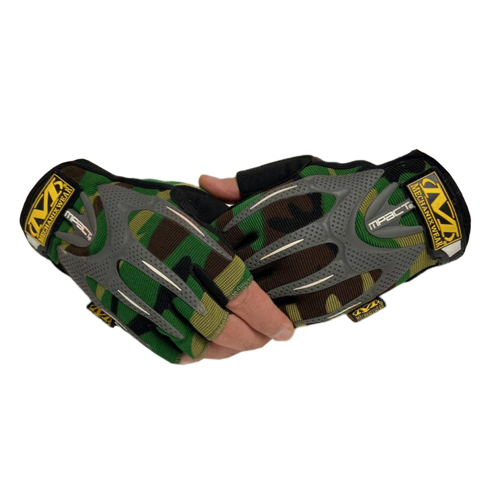 Беспалые перчатки Mechanix MPact камуфляжные M