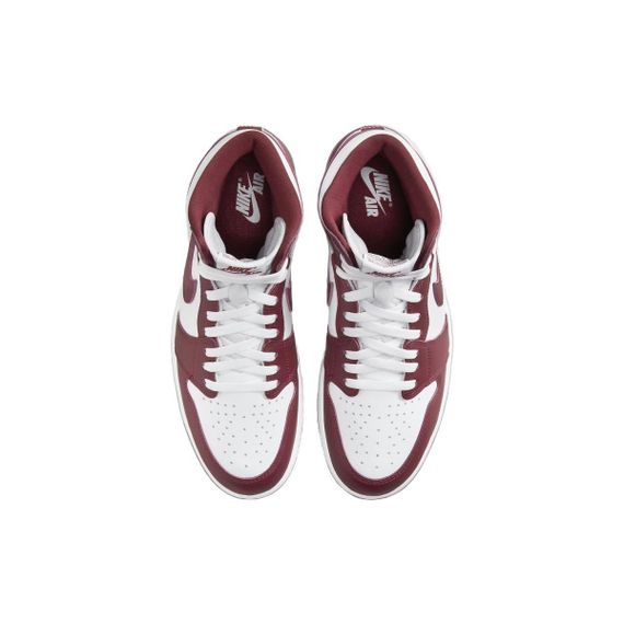 Jordan Air Jordan 1 Подвесные баскетбольные кроссовки High Top Белый и красный Унисекс