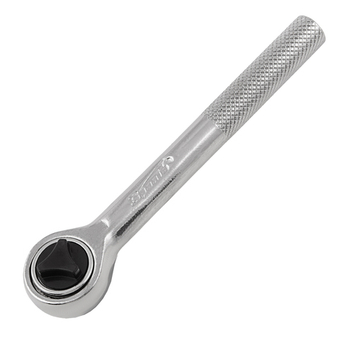 Ключ-трещотка 1/4", 45 зубьев, с переключателем, хром Sparta