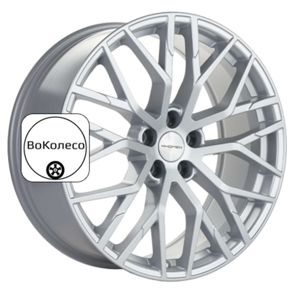 8,5x20/5x112 ET33 D66,5 KHW2005 (Audi/VW) Brilliant Silver Khomen Wheels