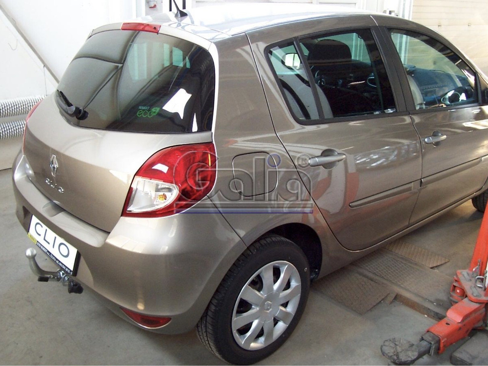 Фаркоп оцинкованный Galia R080A для Renault Clio хетчбек 2005-2012, 2012-(паспорт и сертификат в комплекте)(без электрики)