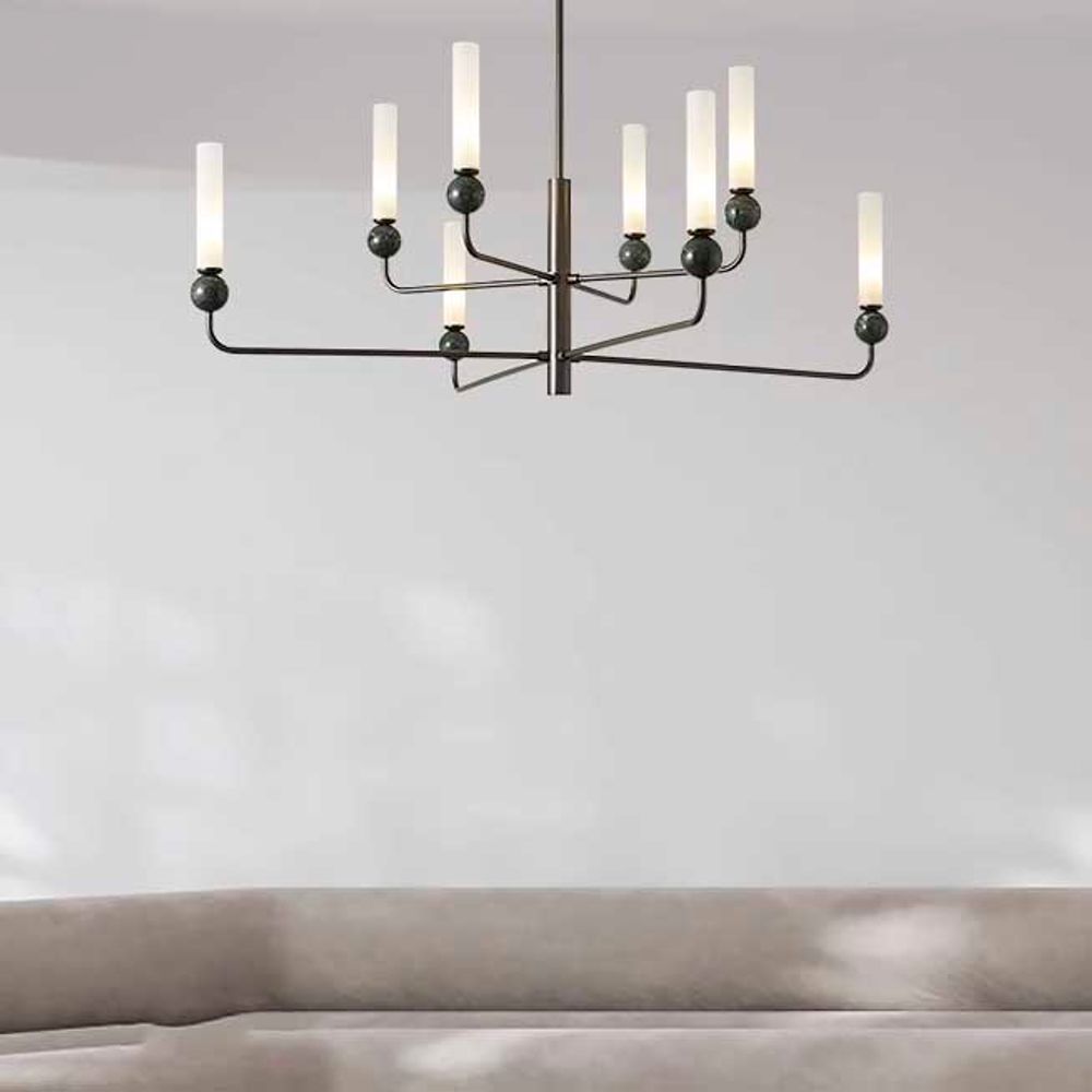 Люстра на штанге SENSEI D98 Brass