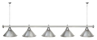 Лампа STARTBILLIARDS 5 пл. (плафоны золотые,штанга золотая,фурнитура золото)