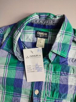 Рубашка OSHKOSH как у папы на 7 лет