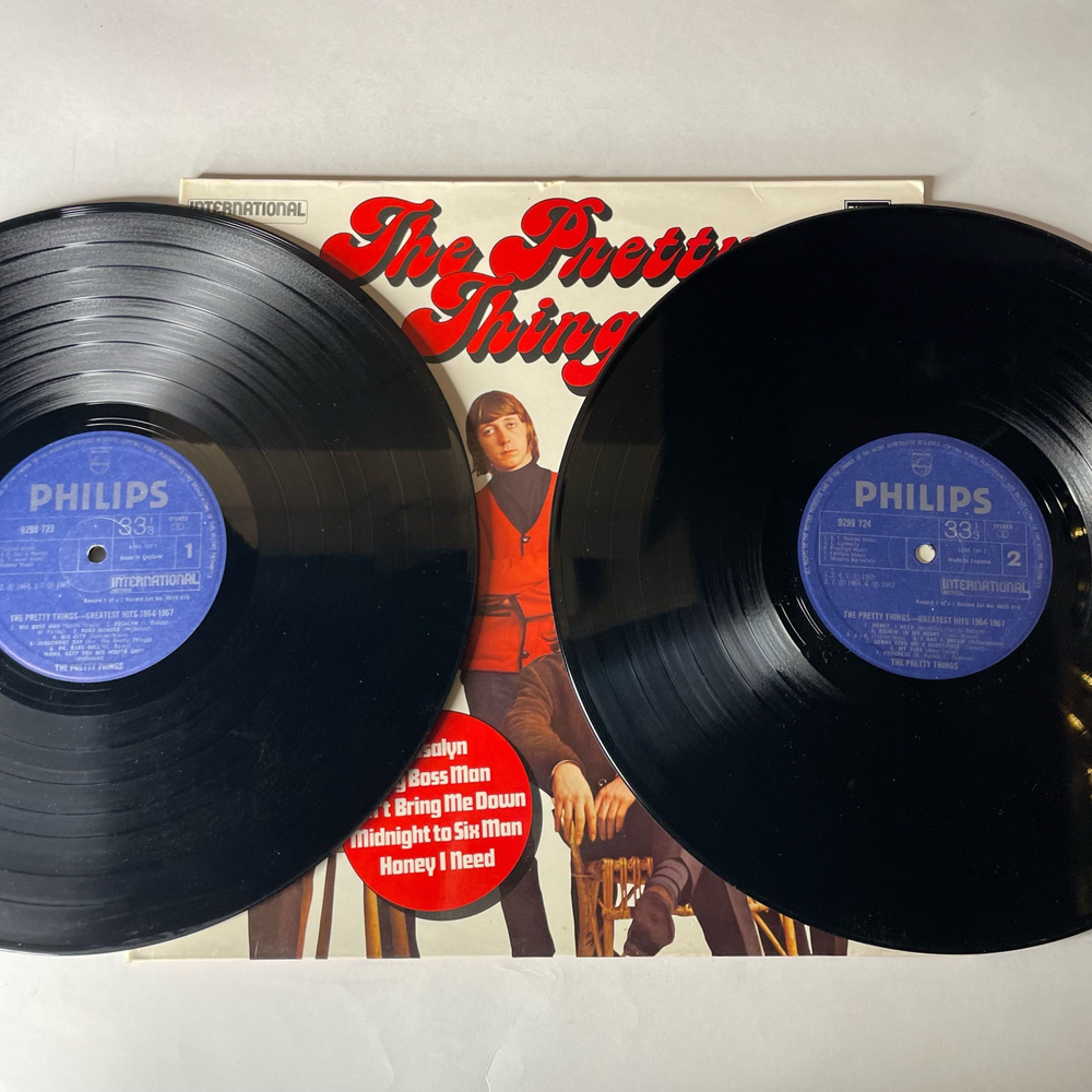 Винтажная виниловая пластинка LP The Pretty Things Greatest Hits 1964 1967 (Англия 1975)