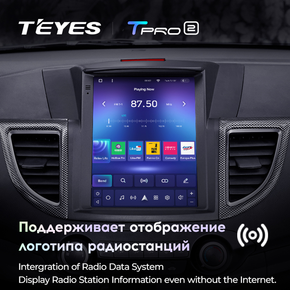 Teyes TPRO 2 9.7" для Honda CR-V 2011-2015