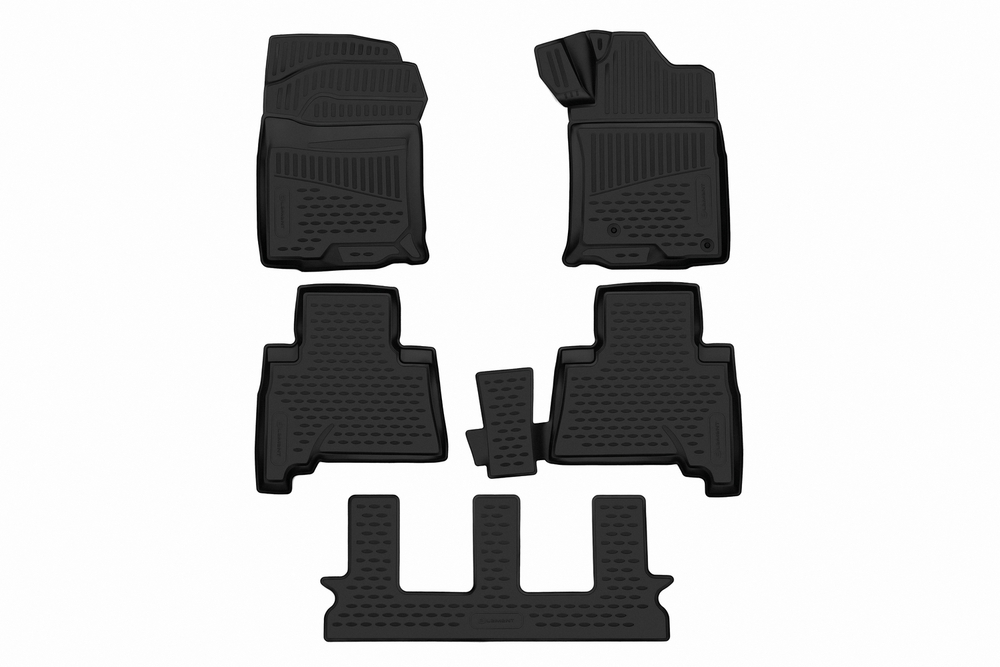 Коврики в салон для TOYOTA Land Cruiser Prado 2009- правый руль, внед,. 5шт. (полиуретан) ELEMENT3DA0N028210
