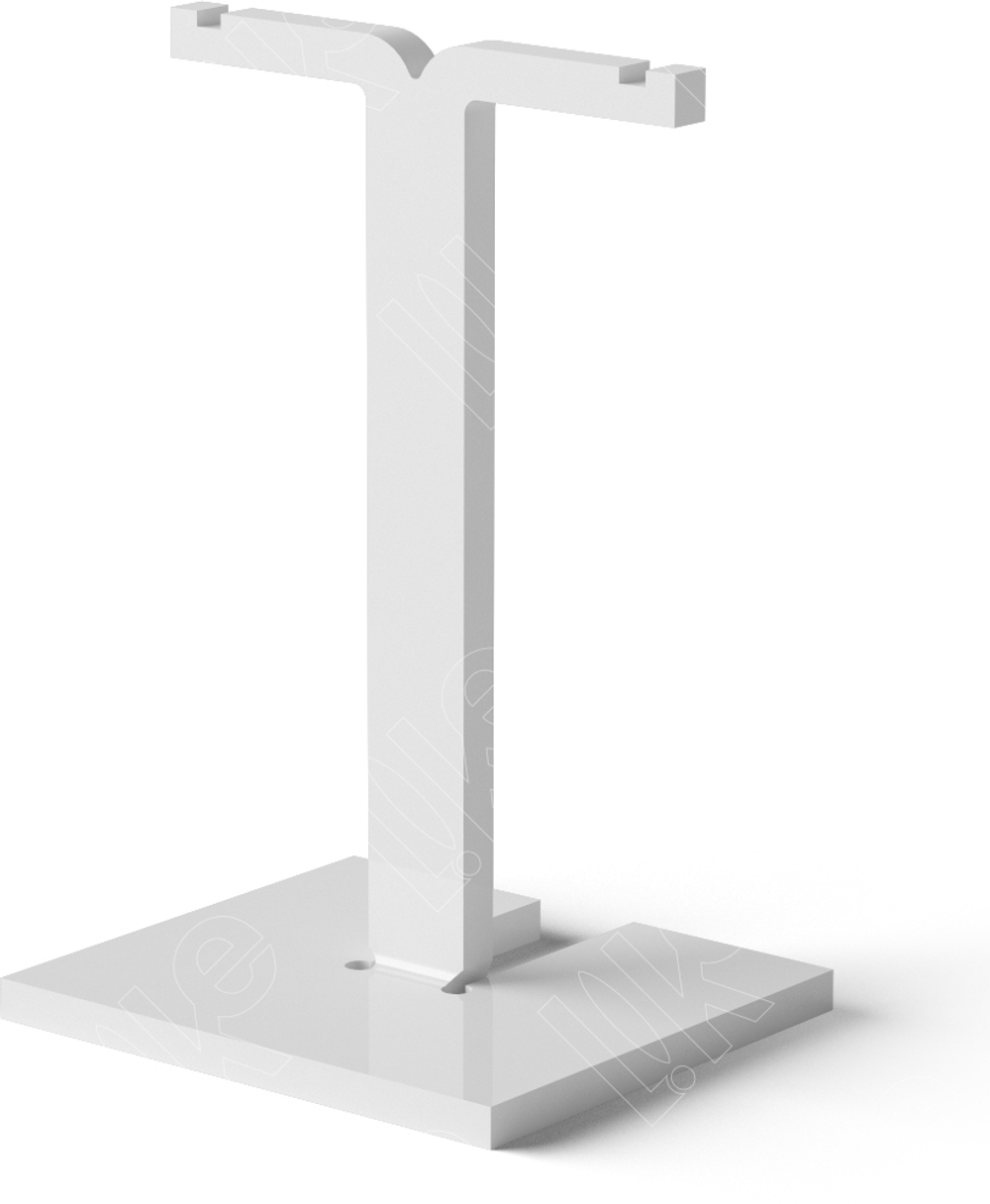 Подставка для серег Т-ушки /2 верхние прорези/платформа прямоугольная