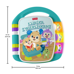 Fisher Price JMM57 — Музыкальная развивающая книжка Fisher-Price со стишками — фото 5