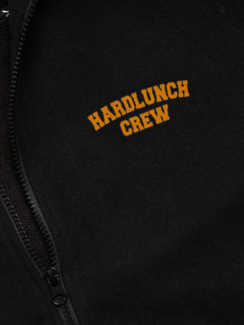 Худи Hardlunch Taste Control на молнии черный