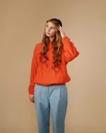 Худи Called a Garment  Wrap Женский оранжевый неон