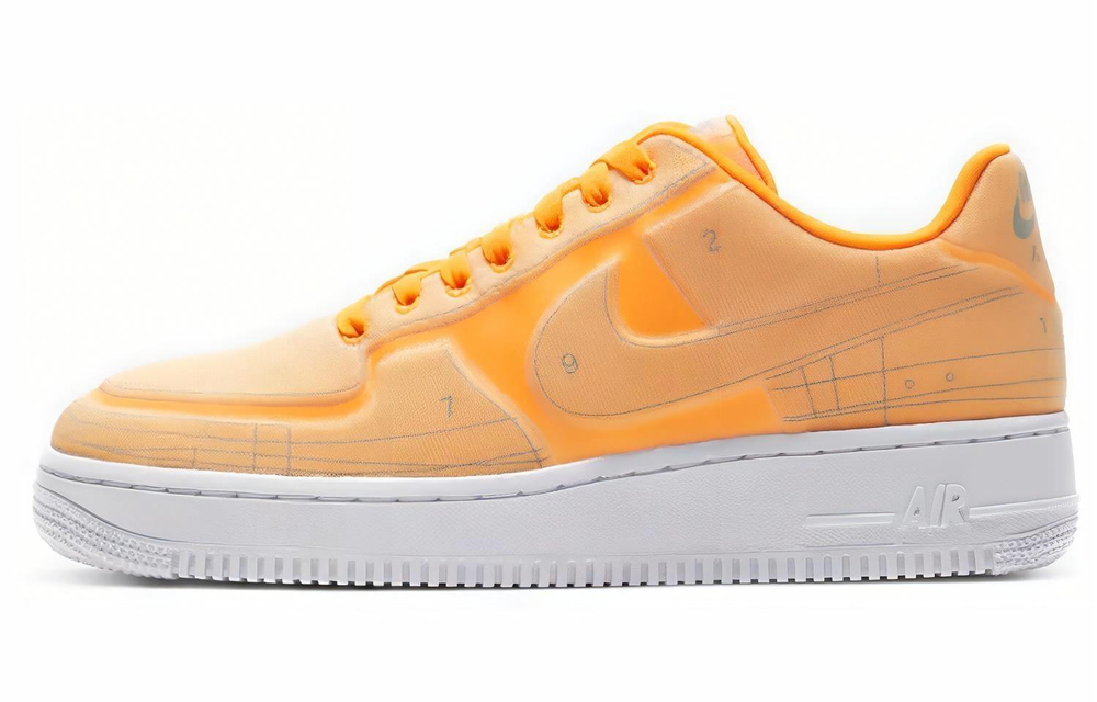 Кроссовки Nike Air Force 1 07 Lx Laser Orange (Женская размерная сетка)