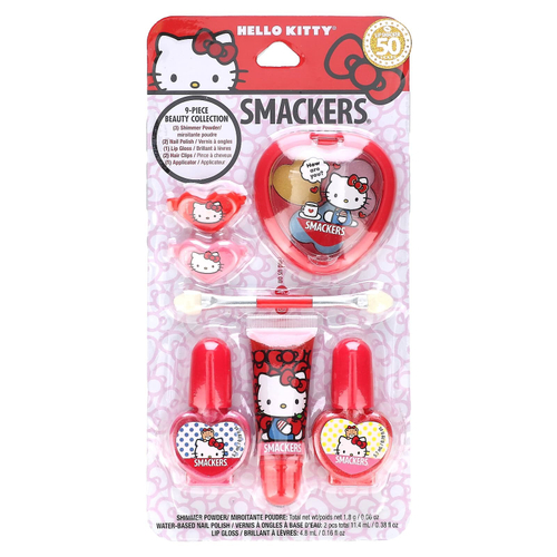 Lip Smacker, Hello Kitty Beauty Collection, набор из 9 средств