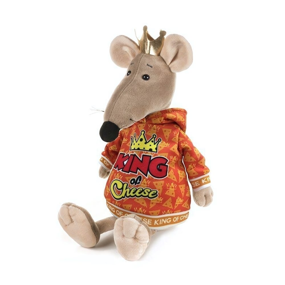 Крыс Крис в красной толстовке, 21 см.