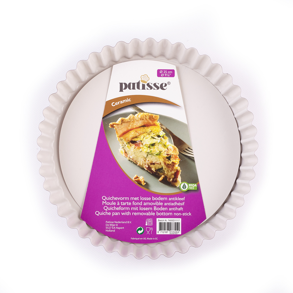 Форма для выпечки круглая со съемным дном Patisse Ceramic 25х5 см