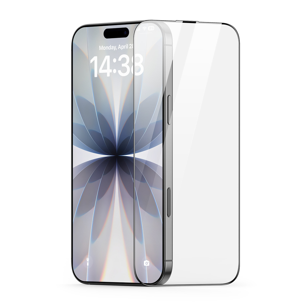 Защитное стекло для смартфона iPhone 17, серия Roga Series от Dux Ducis (комплект для автоматического выравнивания и установки)