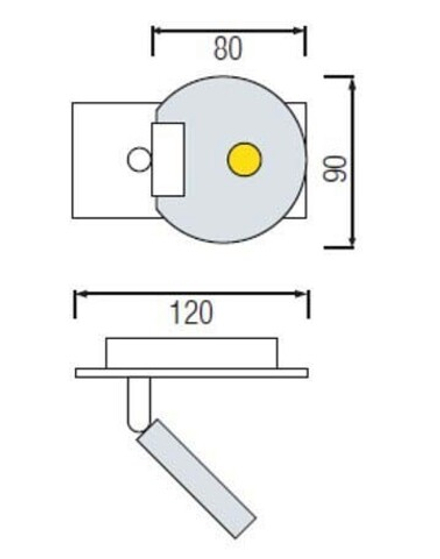 Спот Horoz Electric Side HRZ00000442