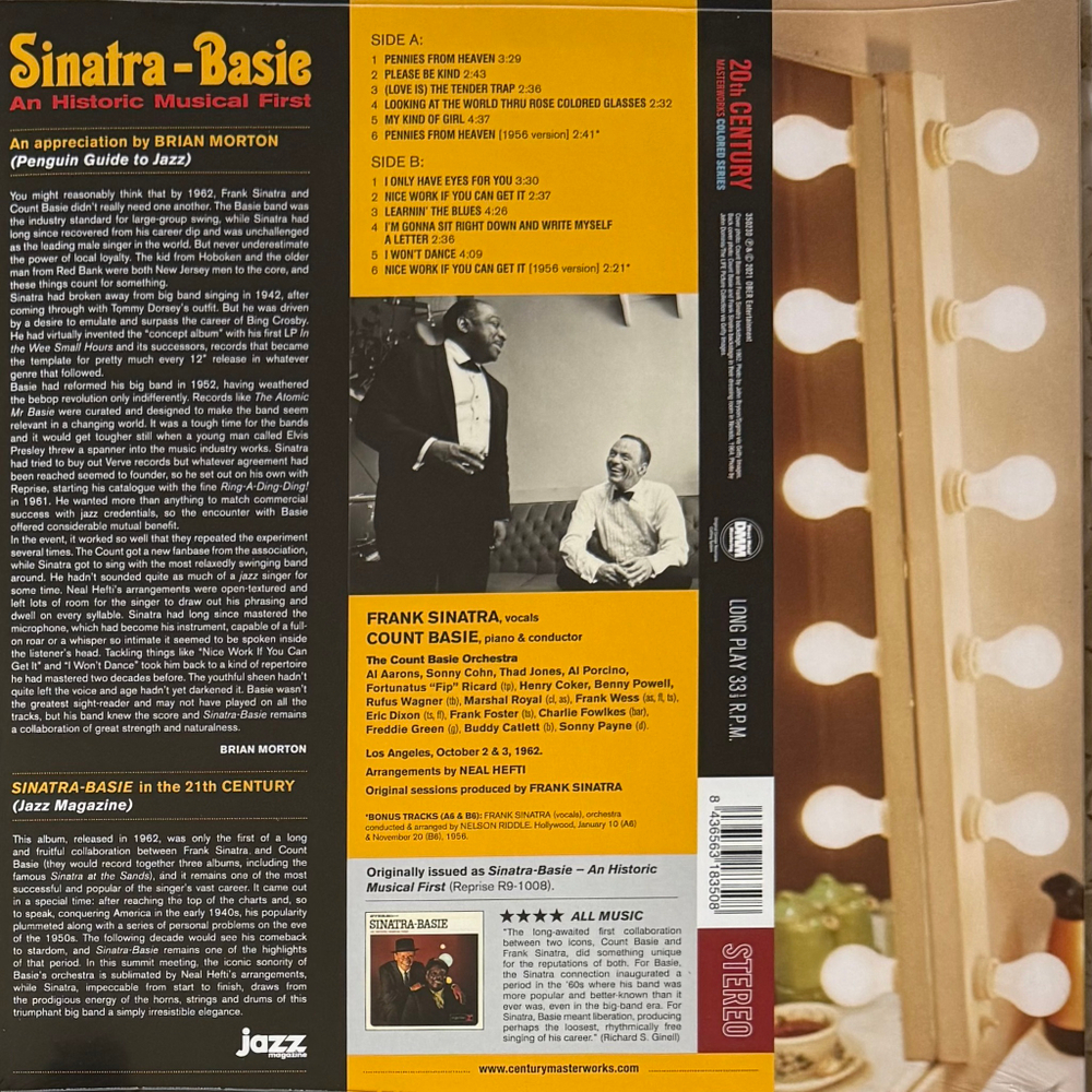 Виниловая пластинка Sinatra - Basie LP Red