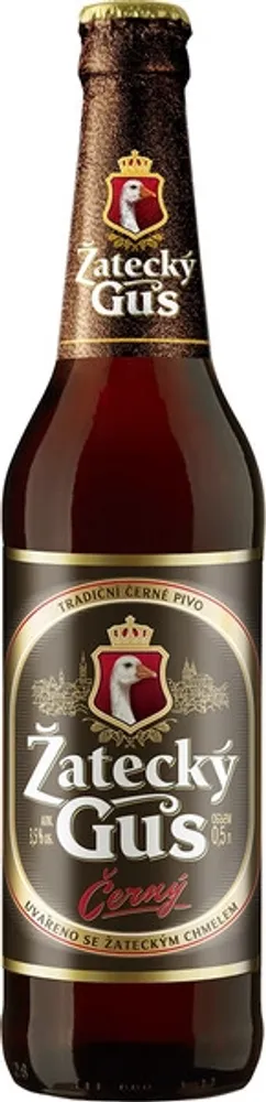 Пиво Жатецкий Гусь Темное / Zatecky Gus Cerny 0.45 - стекло