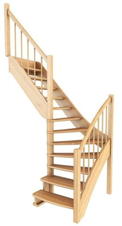 Лестница на второй этаж ЛС-09м/2 Левая