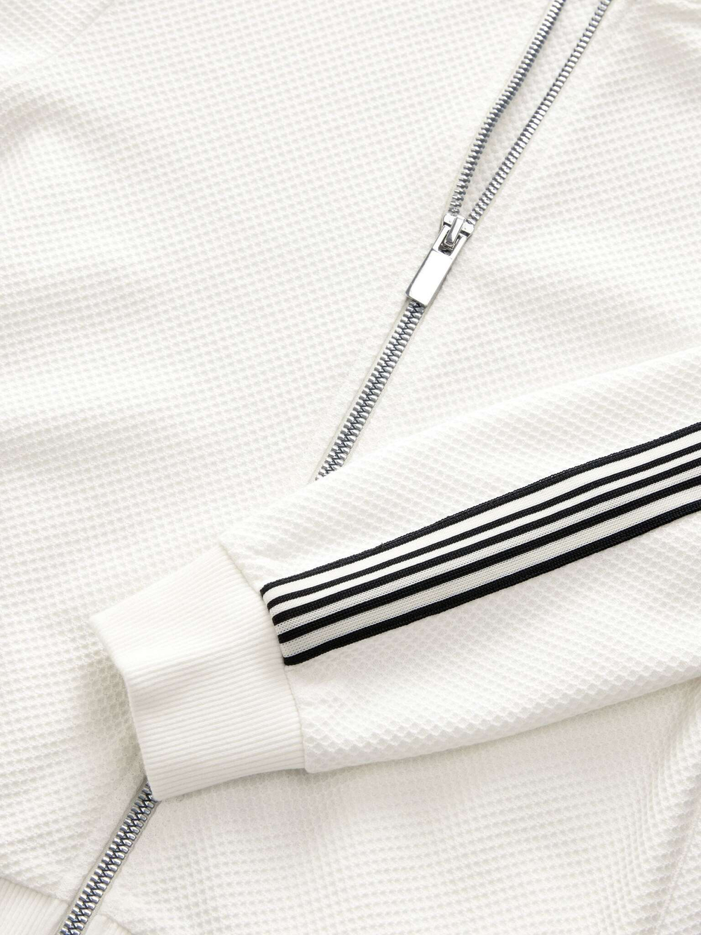 Бомбер на молнии для мальчика Next AG7-027, Молочный