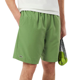 Мужские теннисные шорты Lacoste Lightweight Diamond Taffeta - green