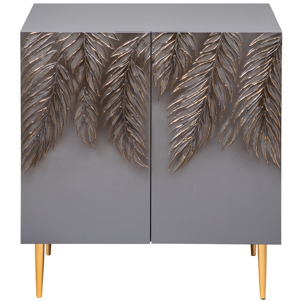 Комод Тропик Стайл с 2 полками Серый Голд