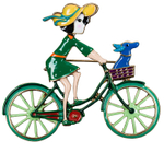 Брошь Shadore Велосипед XZ2294.16 G/G