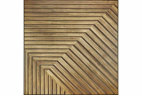 Самоклеящаяся панель ПВХ Дуб Медовый 478х478х0,3 мм