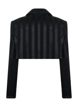 Шелковый укороченный жакет