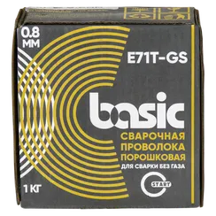 Проволока сварочная порошковая Basic E71T-GS д.0,8 (1 кг) OSA START STB7108
