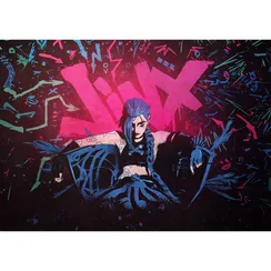 Постер Jinx on the chair - Arcane