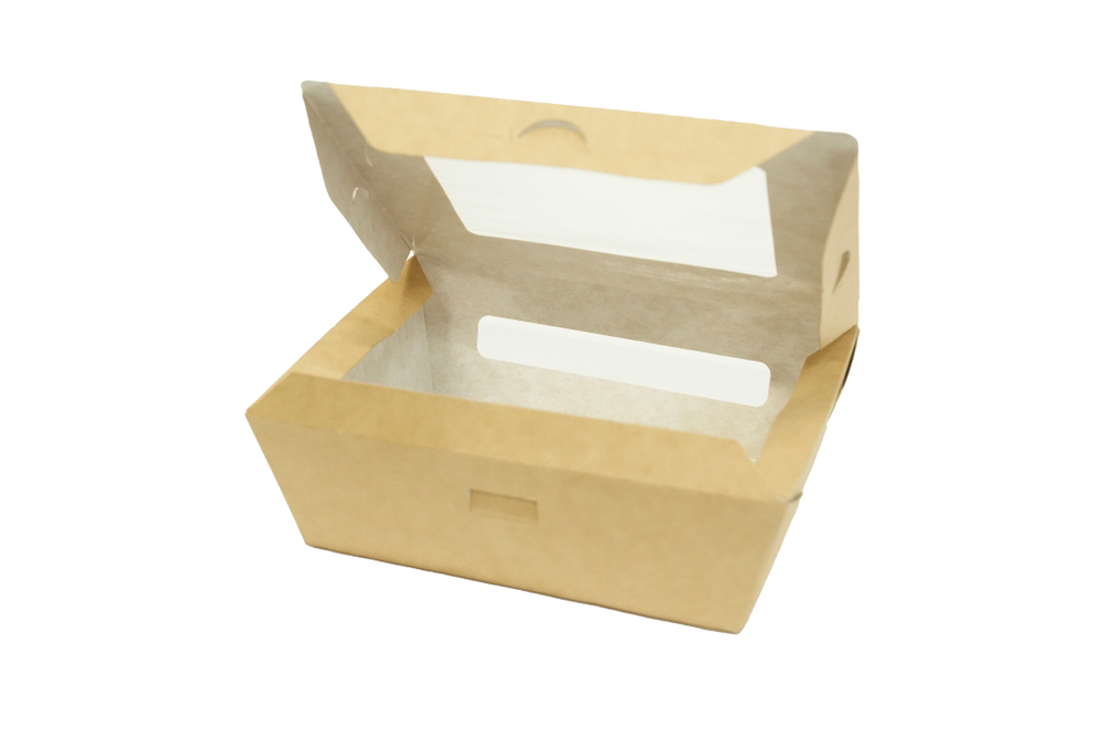 ЛАНЧ БОКС С КРЫШКОЙ 2 ОКНА DUOBOX 600 МЛ