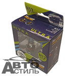 Автолампа H12 12V 53W Маяк   +30% Super  White  82112SW+30 (к-т)