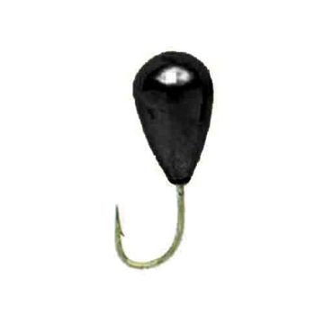 Мормышка вольфрамовая Lucky John КАПЛЯ с отверстием и кембриком 030/B