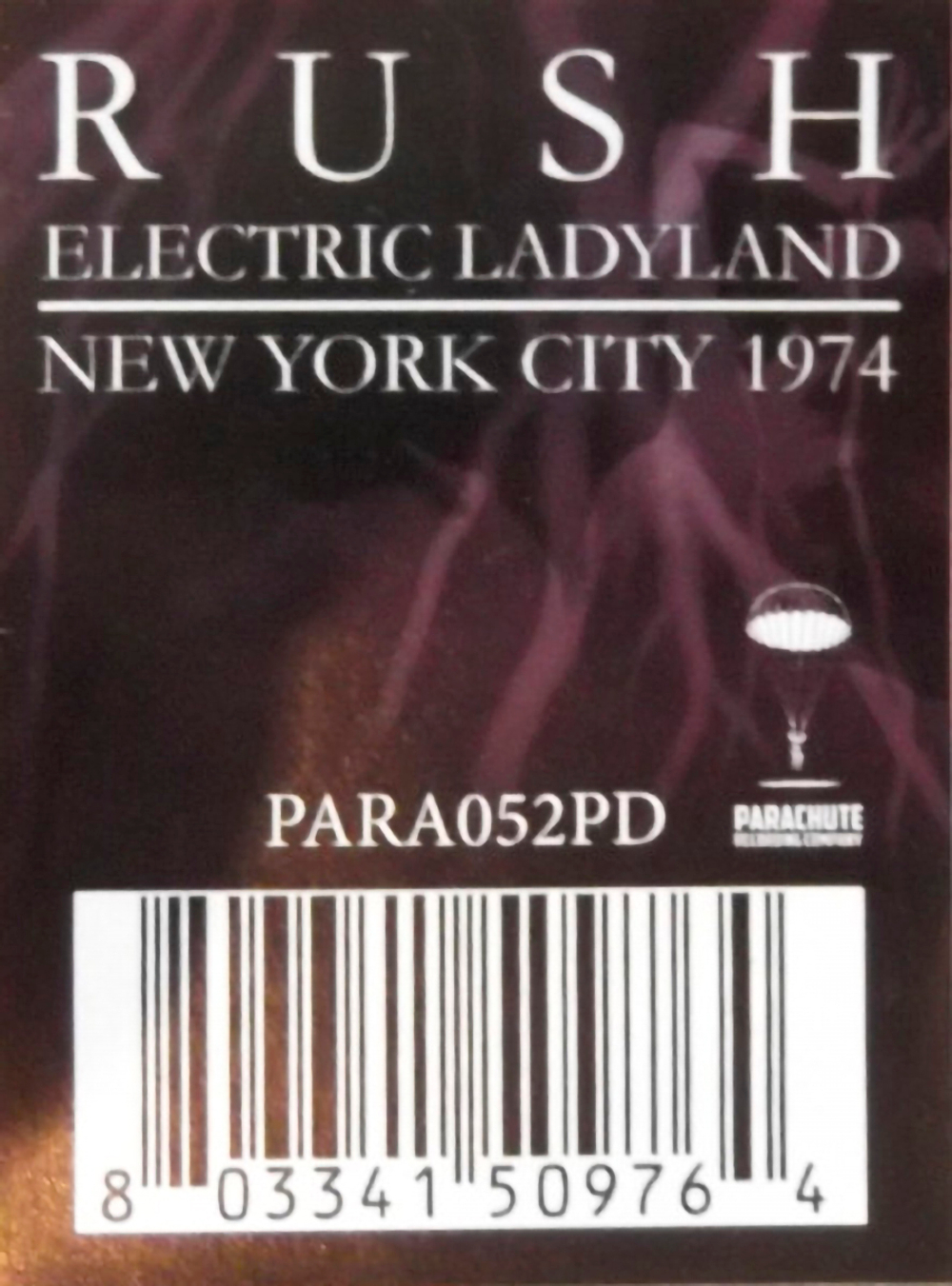 Rush /Electric Ladyland - New York City 1974 (Picture Disc)(LP)