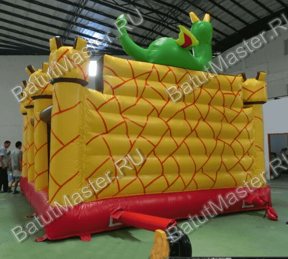 Коммерческий надувной батут "Замок дракона"