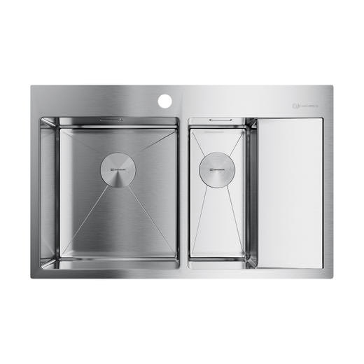 Купить Мойка Omoikiri Akisame 78-2-L-IN нерж. сталь | Нержавеющая сталь