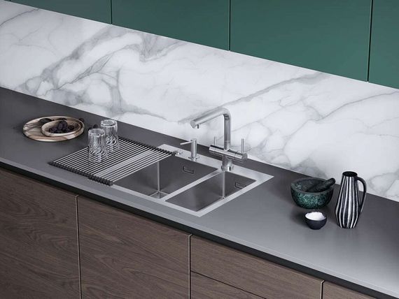 Мойка Akisame 60-2-IN-L нерж.сталь/нержавеющая сталь(арт.4993775)