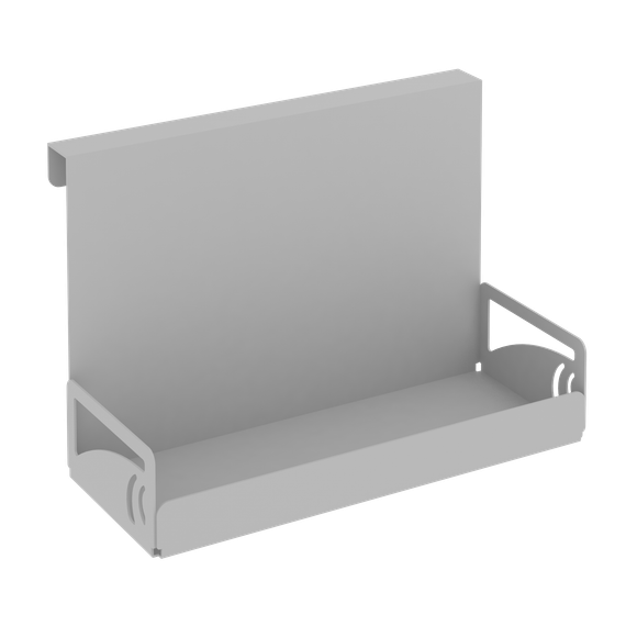 Навесной лоток для канцелярских принадлежностей MAN-02 Металл Серый 200*100*130