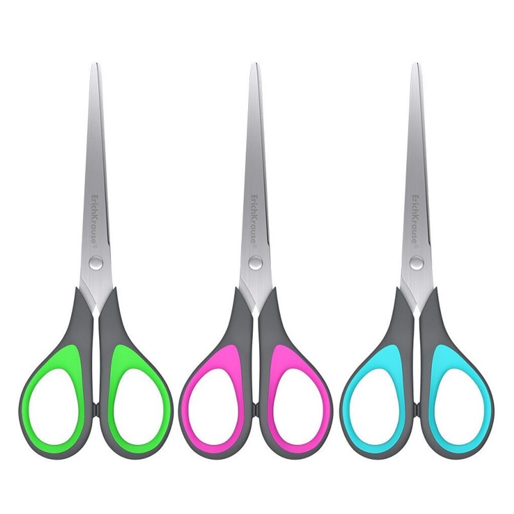 Ножницы 19 см, Erich Krause Standart+, симметричные, 1шт.