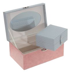 GAEM Шкатулка для украшений с дорожным футляром, L24 W15 H11,5 см