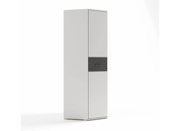 Сити 5 шкаф Белая Аляска / Черный