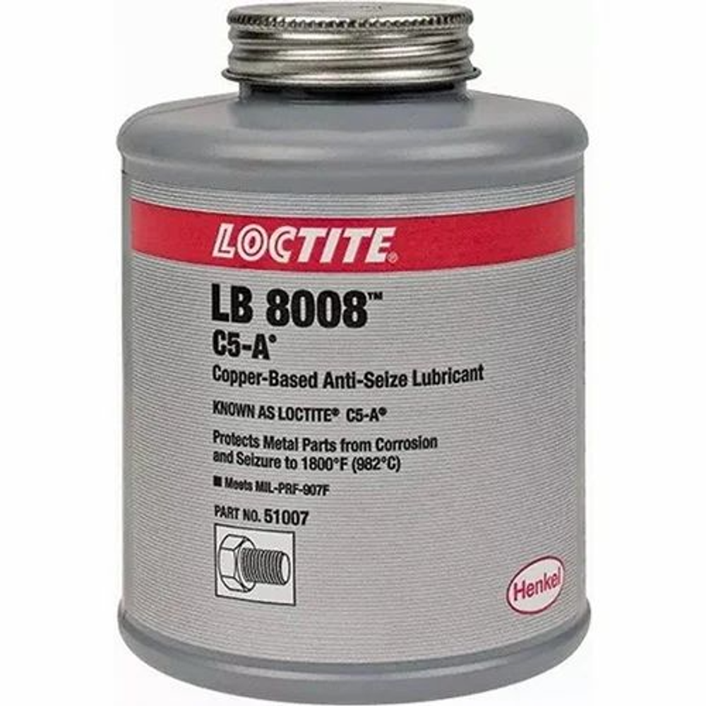 Loctite LB 8008, смазка противозадирная медная, банка с кистью.