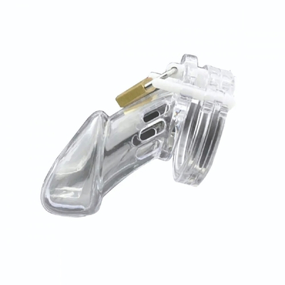 Насадка пояс верности мужская с замочком Blocker long прозрачный