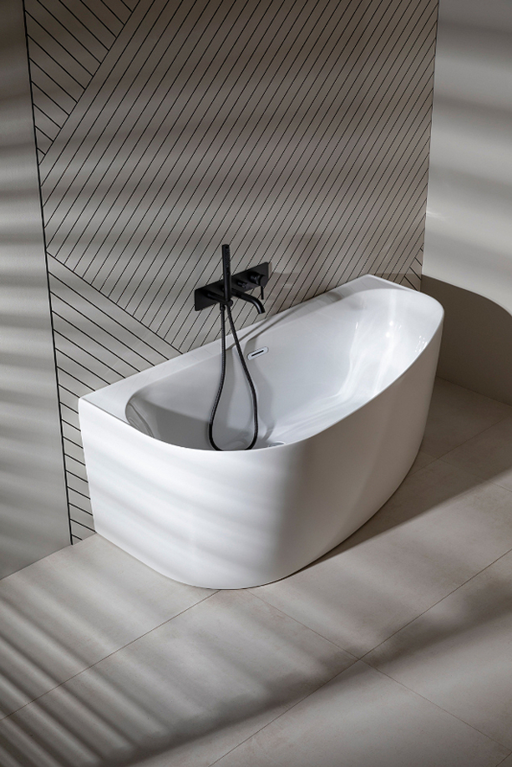 Акриловая ванна Allen Brau Priority 5 В 160x78 2.31005.21B белый матовый