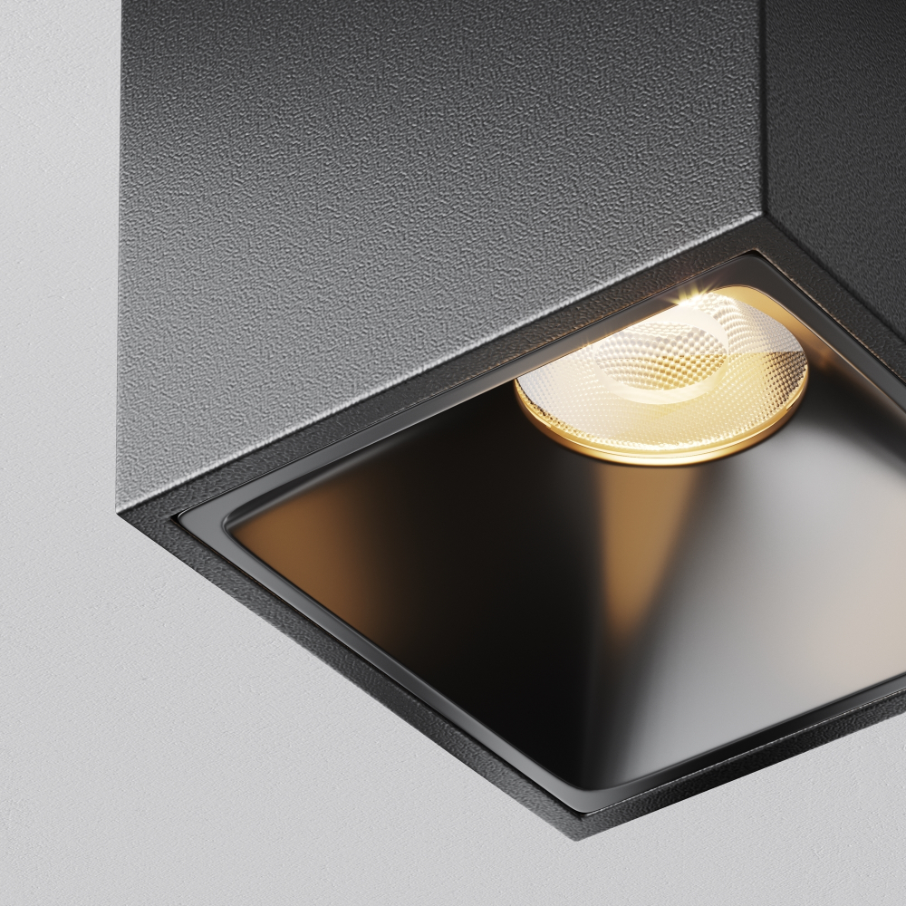 Накладной светодиодный светильник Maytoni Alfa LED C065CL-8W3K-SQ-B