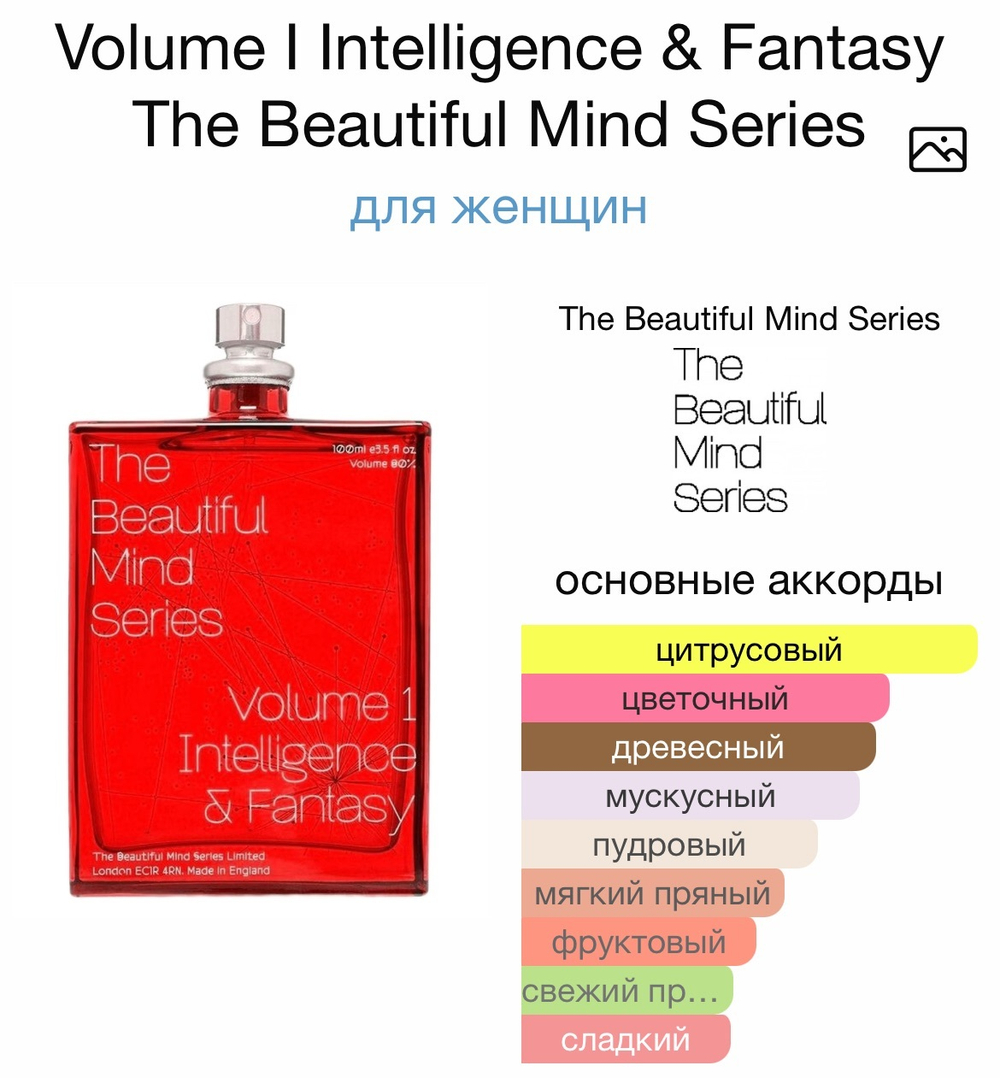 Volume I Intelligence & Fantasy The Beautiful Mind Series