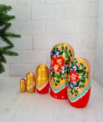 Матрешка 5м 15см нижегородская роспись, интерьерная