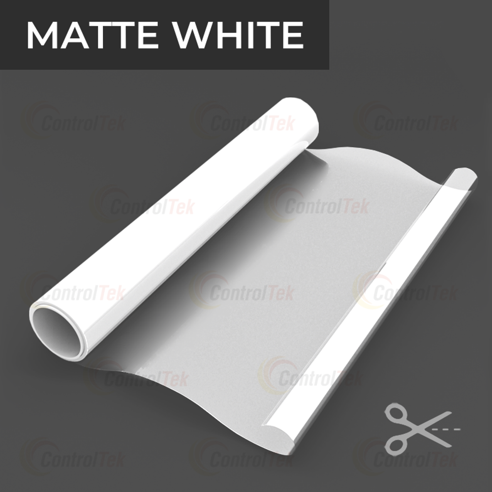 Пленка для окон декоративная MATTE WHITE 35% ControlTek, на отрез